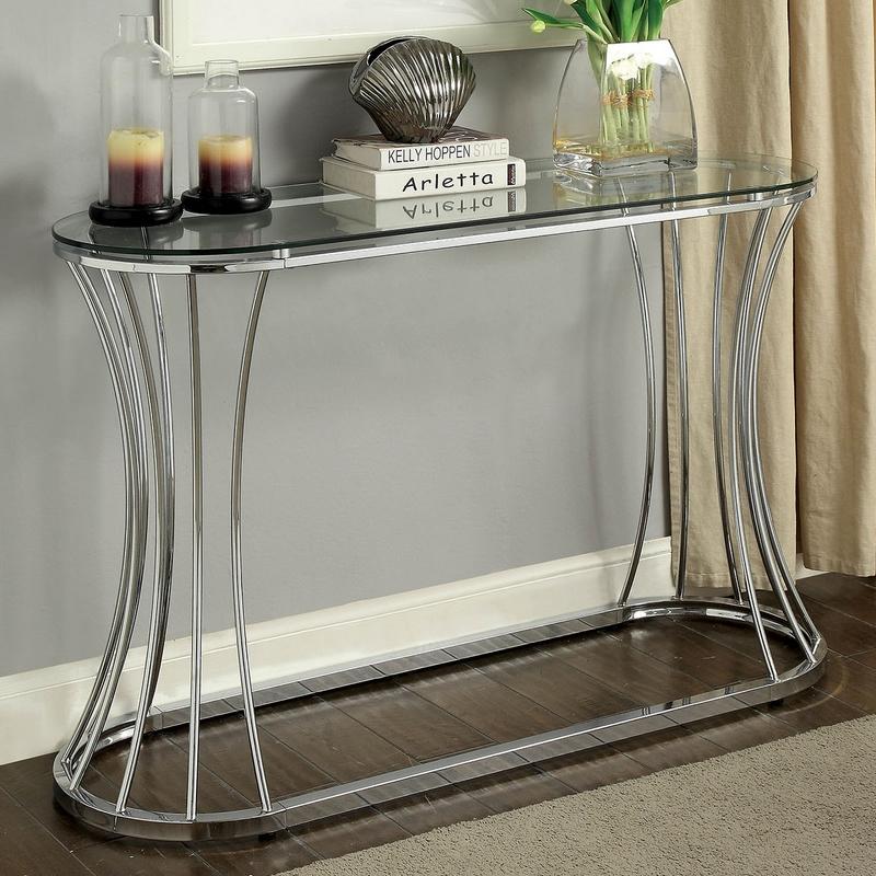  Furniture of America Esme Sofa Table CM4172S-PK IMAGE 1