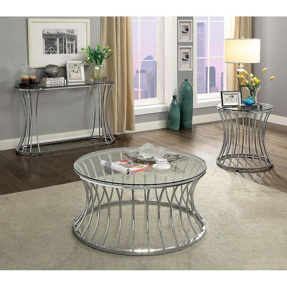  Furniture of America Esme Sofa Table CM4172S-PK IMAGE 3