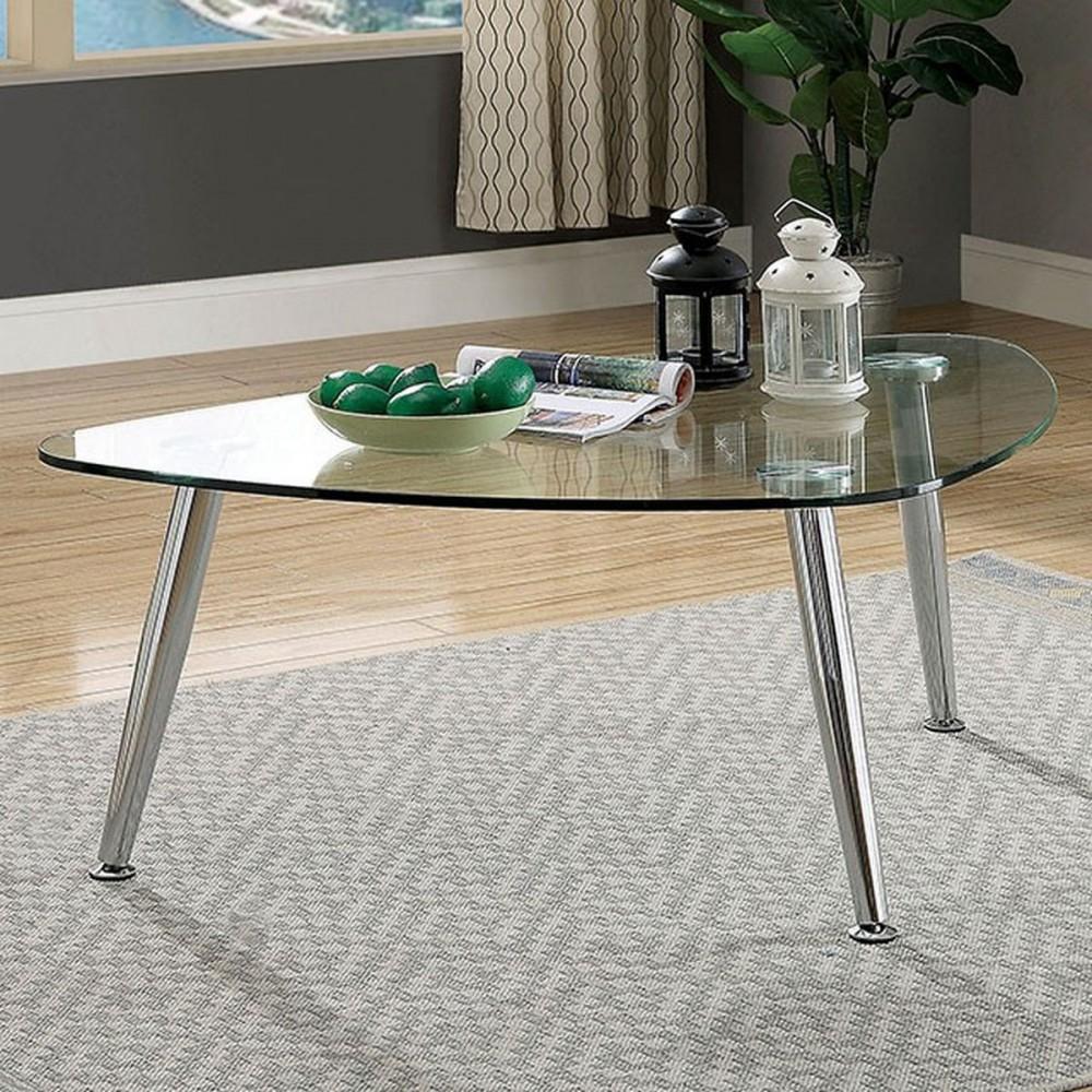  Furniture of America Delany Coffee Table CM4156C-PK IMAGE 1