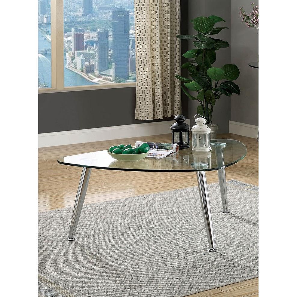  Furniture of America Delany Coffee Table CM4156C-PK IMAGE 2