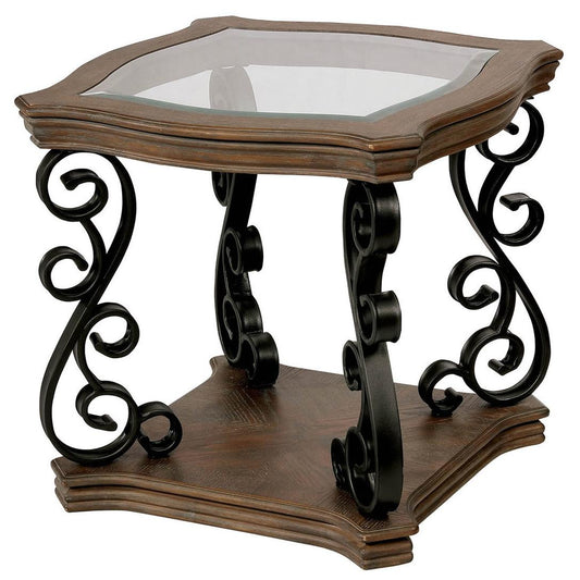  Furniture of America Yesenia End Table CM4184E IMAGE 1