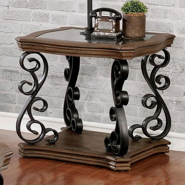  Furniture of America Yesenia End Table CM4184E IMAGE 2