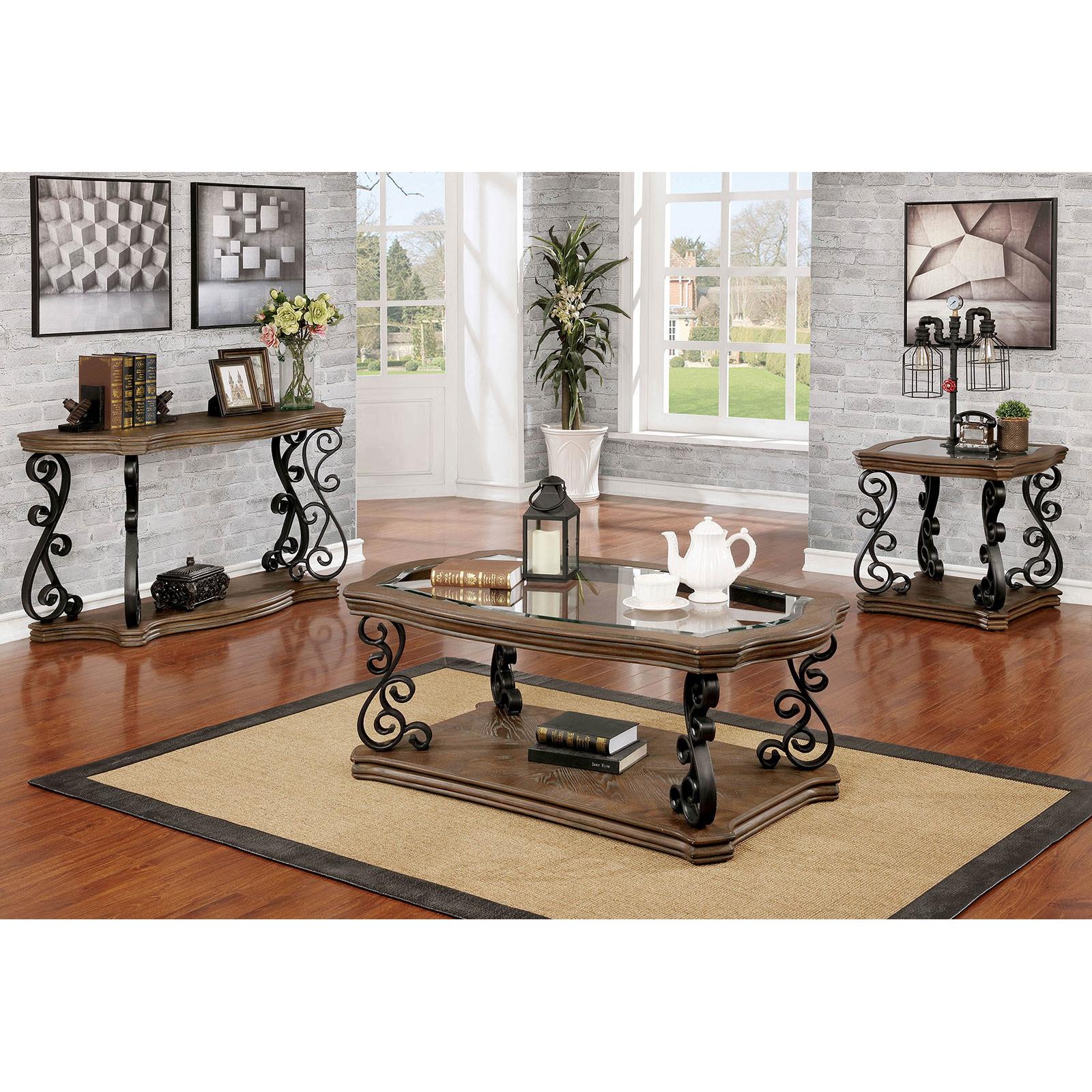  Furniture of America Yesenia End Table CM4184E IMAGE 4
