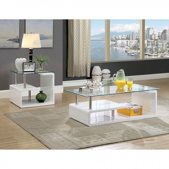  Furniture of America Torkel Coffee Table CM4056C IMAGE 2