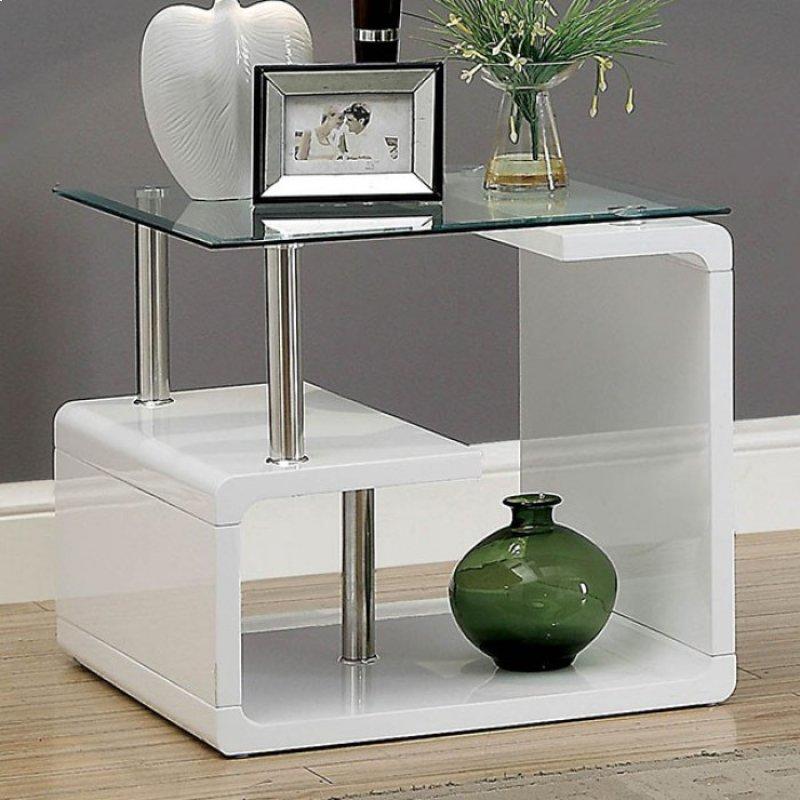  Furniture of America Torkel End Table CM4056E IMAGE 1