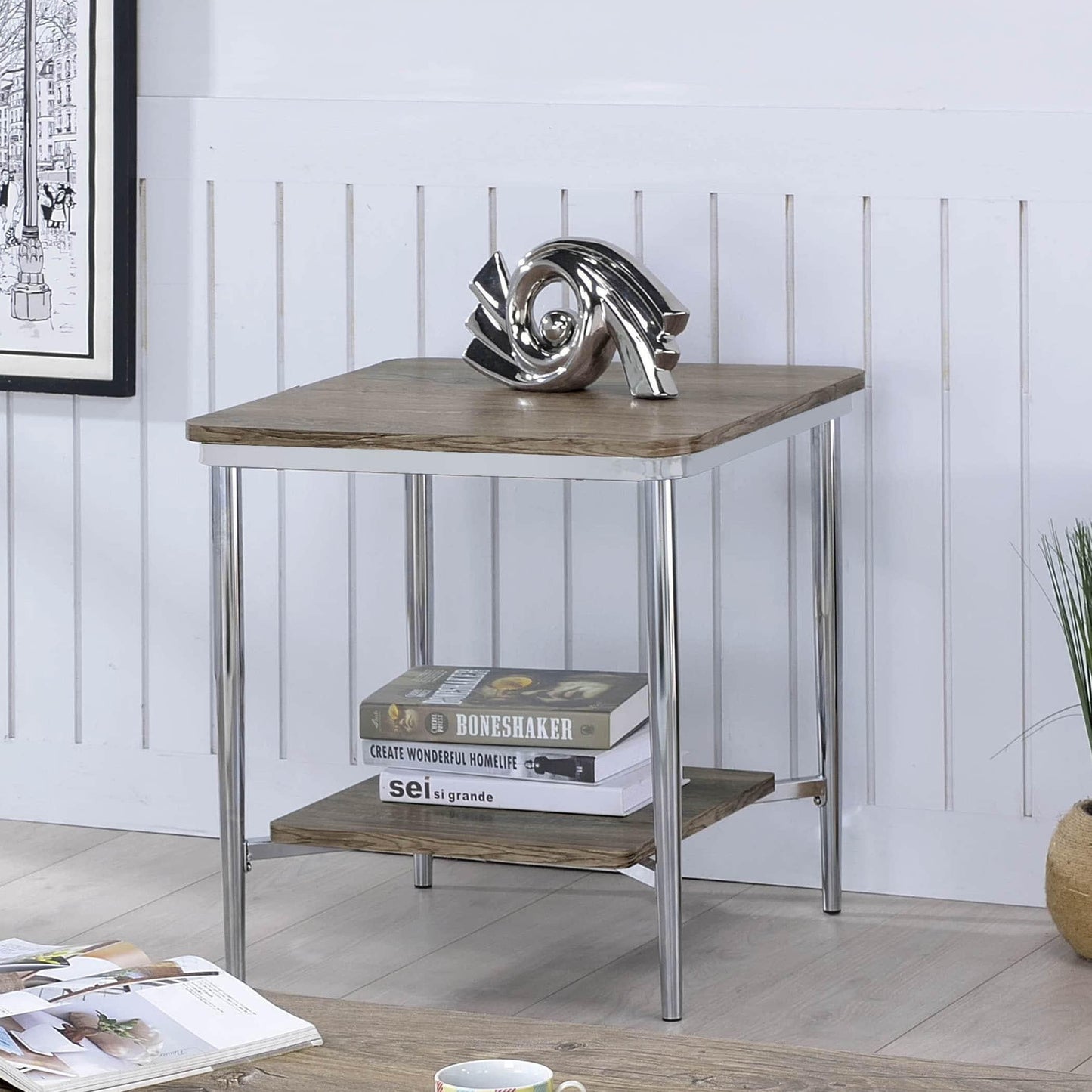  Furniture of America Cathleen End Table CM4150E IMAGE 2