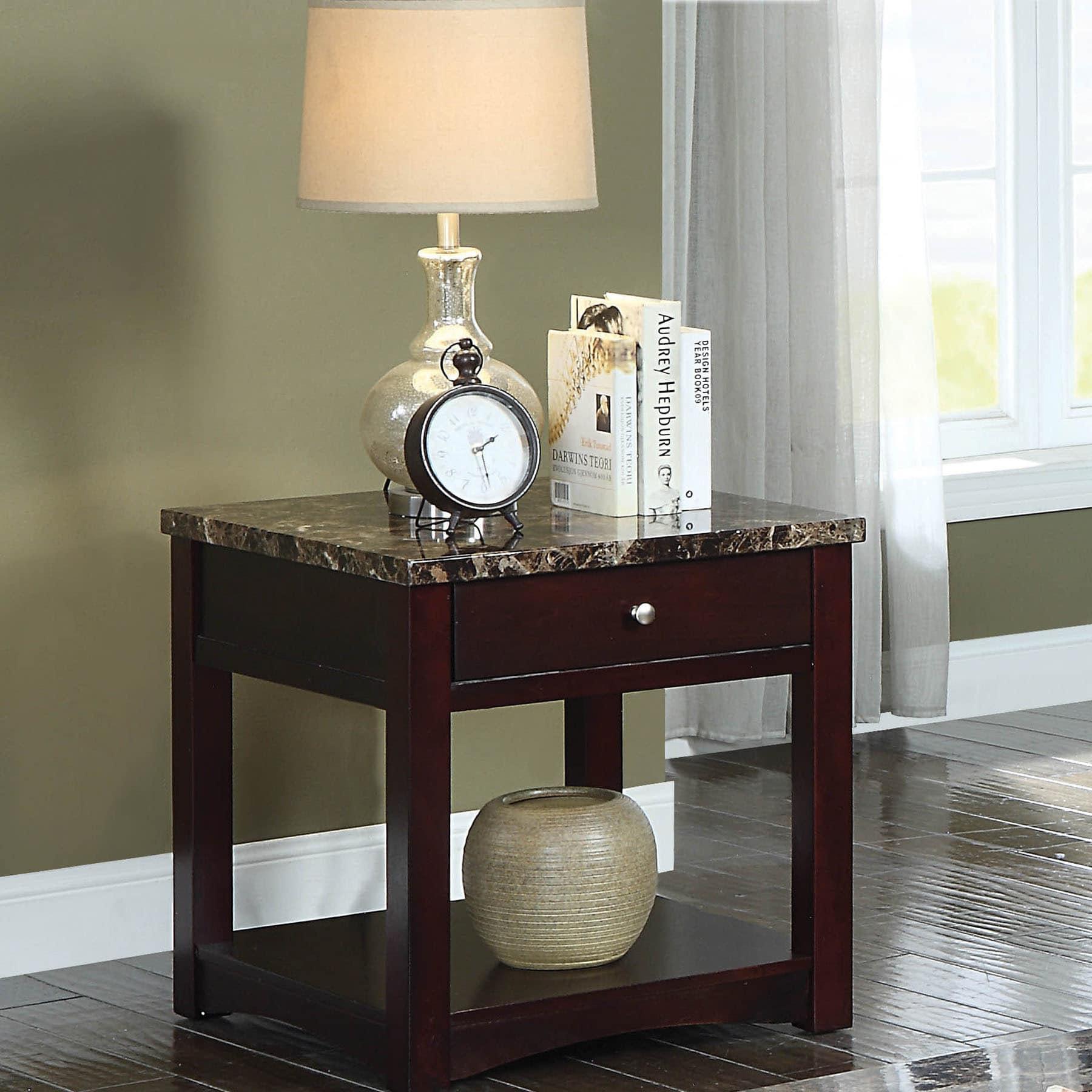  Furniture of America Cass End Table CM4174E IMAGE 2