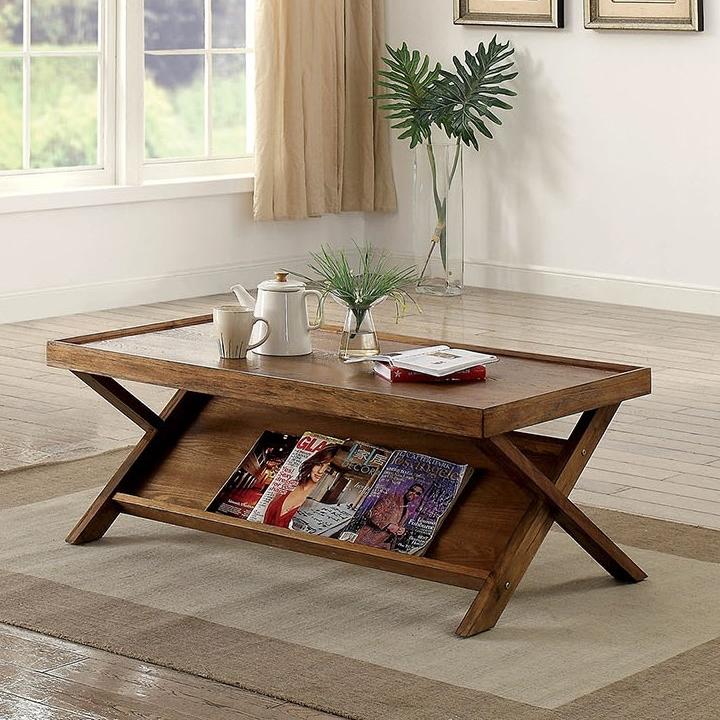  Furniture of America Caitlan Coffee Table CM4177C IMAGE 1