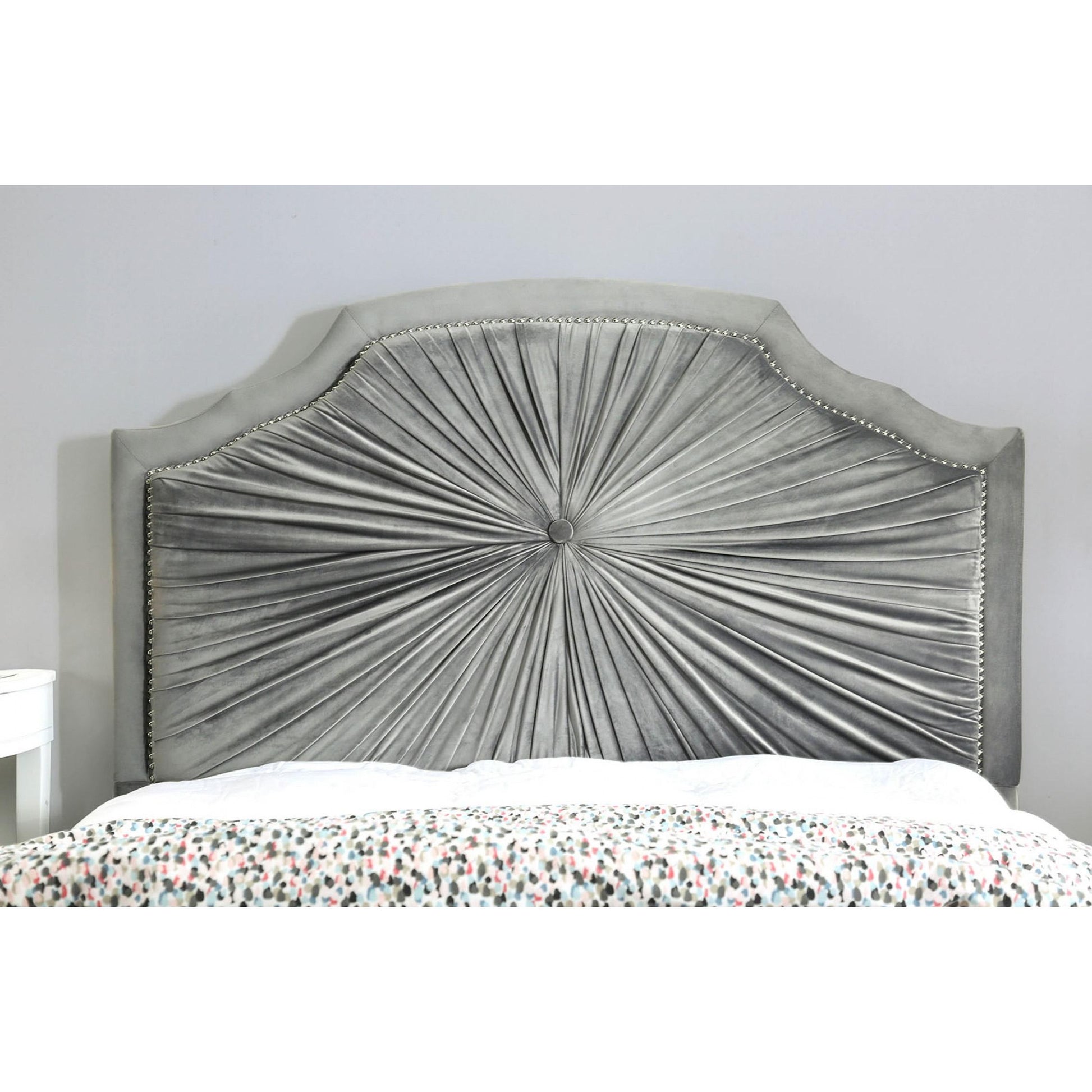  Furniture of America Coraline Queen Upholstered Platform Bed CM7398Q-BED IMAGE 4