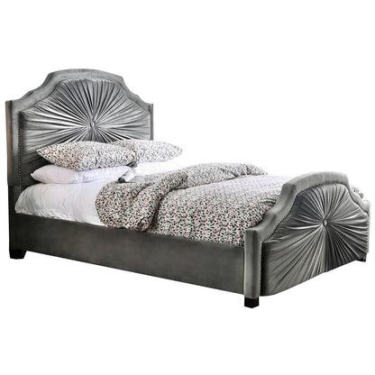  Furniture of America Coraline King Upholstered Platform Bed CM7398EK-BED IMAGE 1