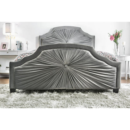  Furniture of America Coraline California King Upholstered Platform Bed CM7398CK-BED IMAGE 3