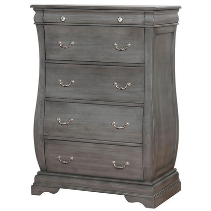  Furniture of America Brunswick 5-Drawer Chest CM7503GY-C IMAGE 1