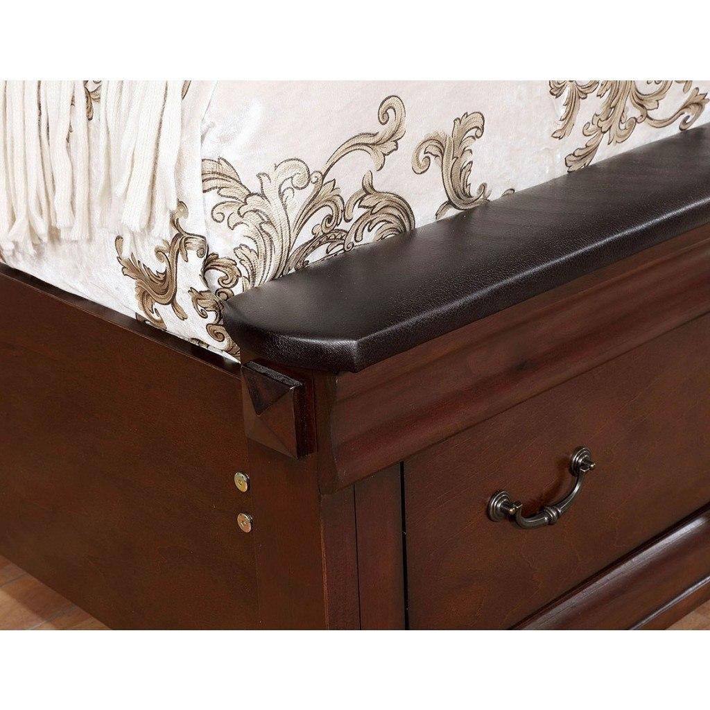  Furniture of America Merida California King Platform Bed with Storage CM7504CH-CK-BED IMAGE 4