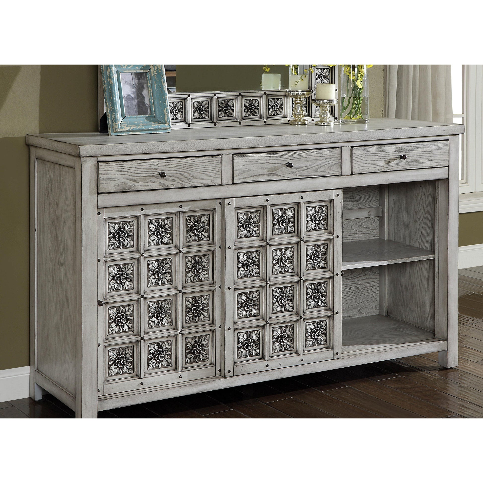  Furniture of America Pantaleon 3-Drawer Dresser CM7392D IMAGE 4