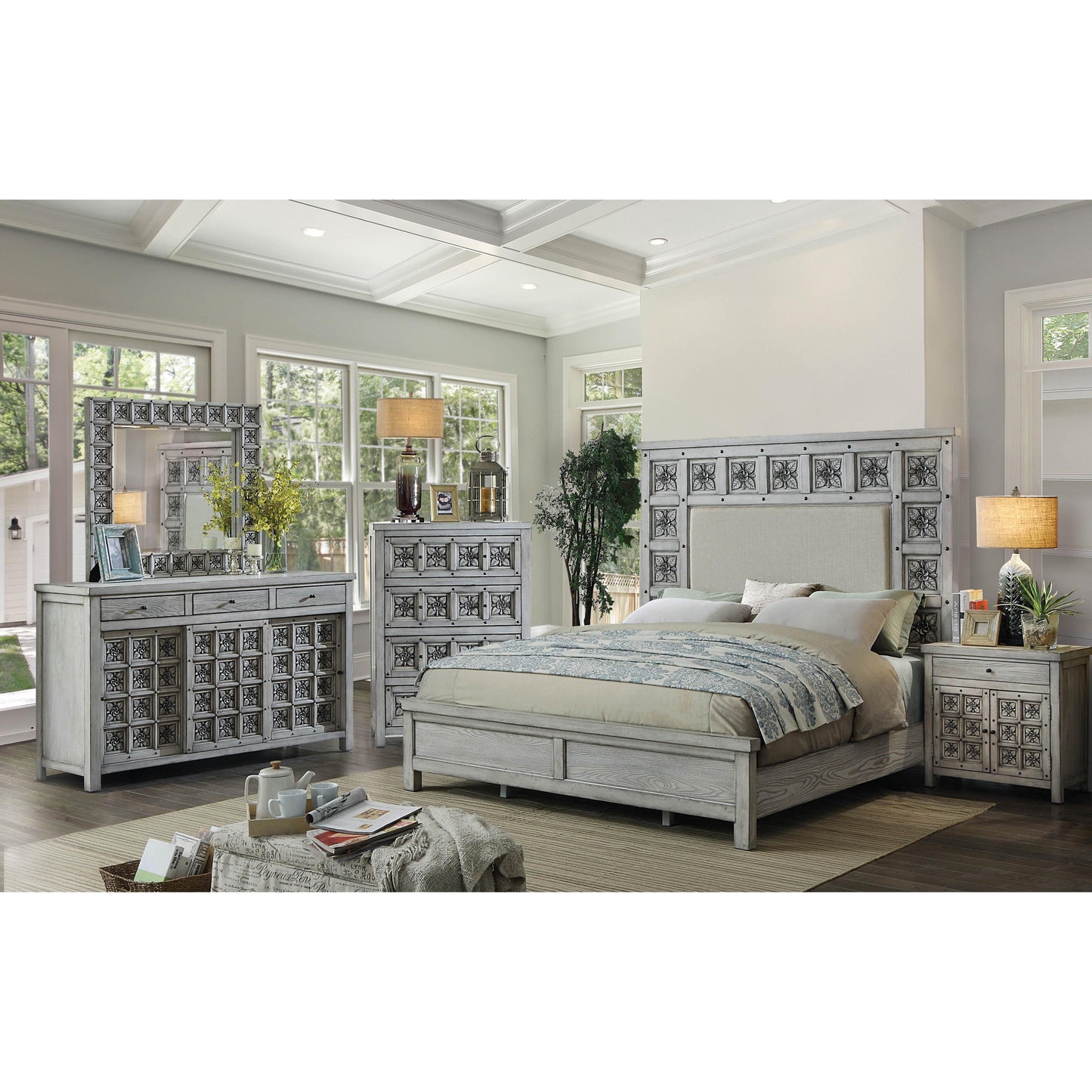  Furniture of America Pantaleon 1-Drawer Nightstand CM7392N IMAGE 4