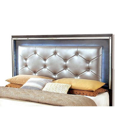  Furniture of America Clover King Upholstered Panel Bed CM7971EK-BED IMAGE 3