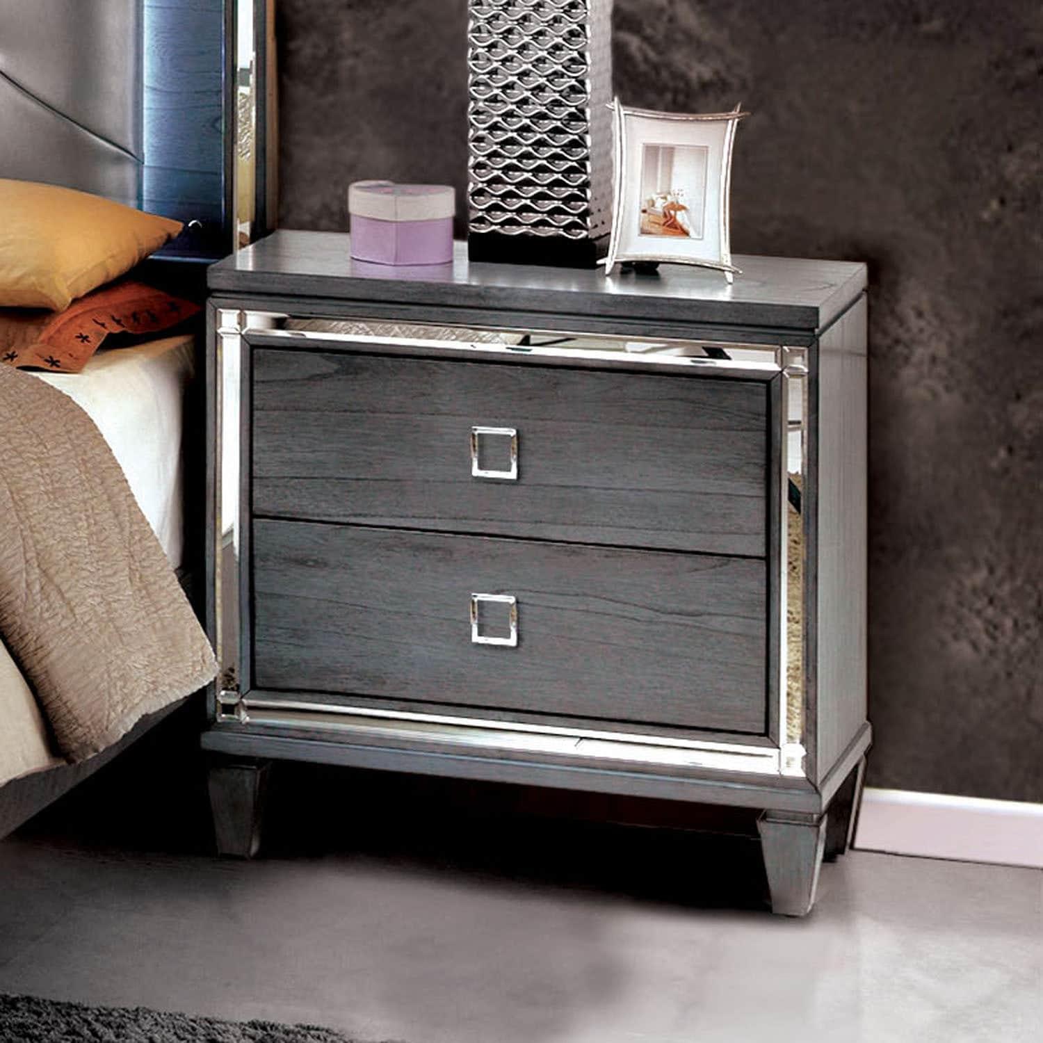  Furniture of America Clover 2-Drawer Nightstand CM7971N IMAGE 2