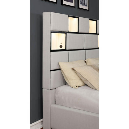  Furniture of America Gemma Queen Upholstered Panel Bed CM7303Q-BED IMAGE 5