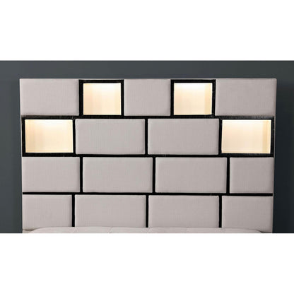  Furniture of America Gemma King Upholstered Panel Bed CM7303EK-BED IMAGE 4