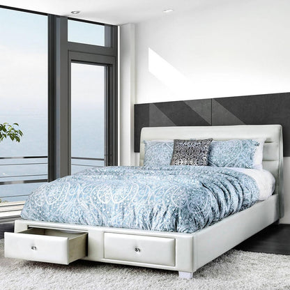  Furniture of America Demi Queen Upholstered Bed with Storage CM7301Q-BED IMAGE 1