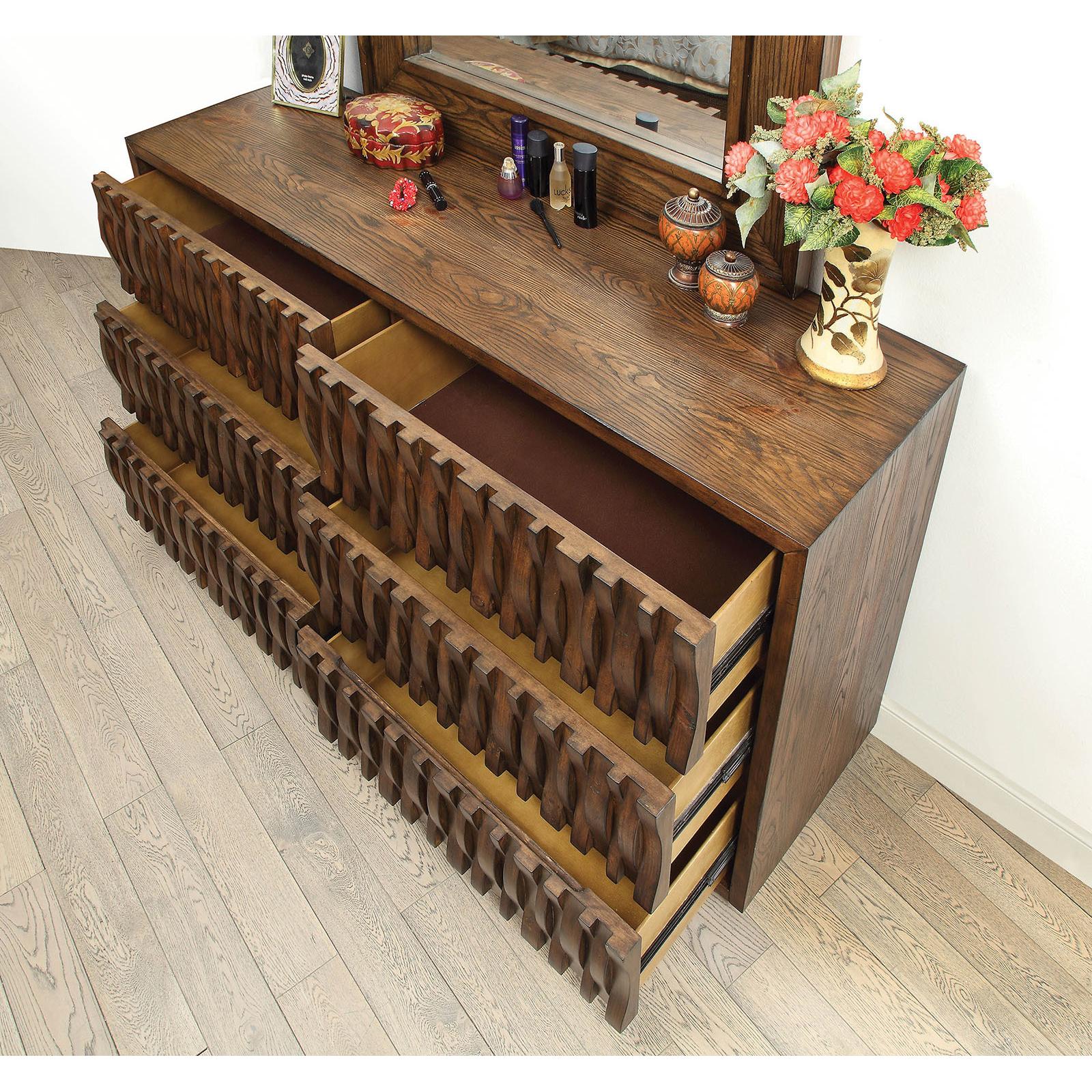  Furniture of America Eutropia 6-Drawer Dresser CM7394D IMAGE 2