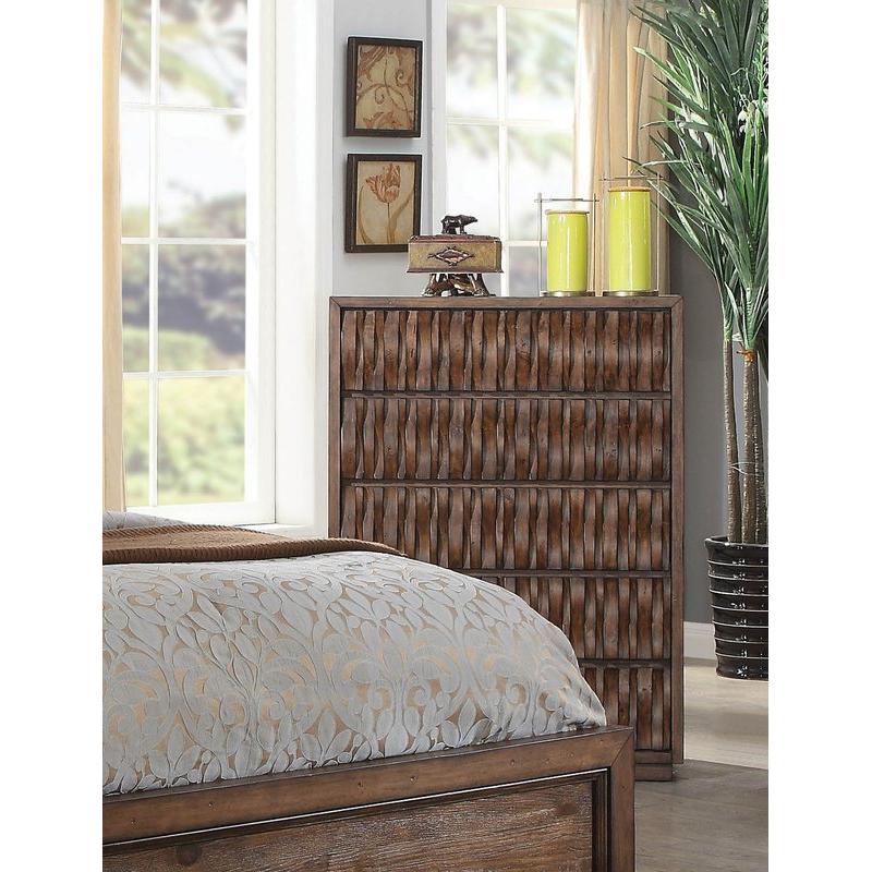  Furniture of America Eutropia 5-Drawer Chest CM7394C IMAGE 2