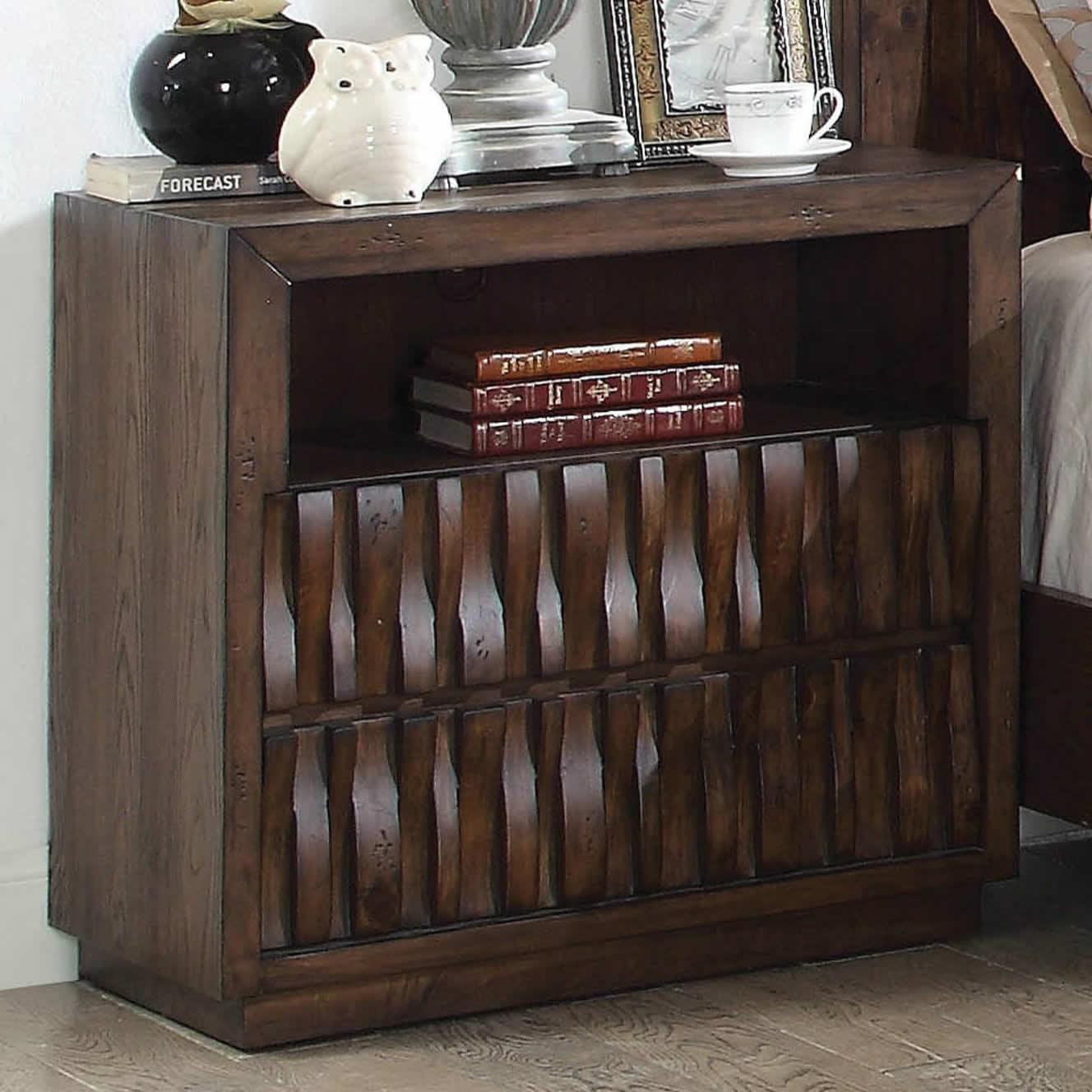  Furniture of America Eutropia 2-Drawer Nightstand CM7394N IMAGE 1
