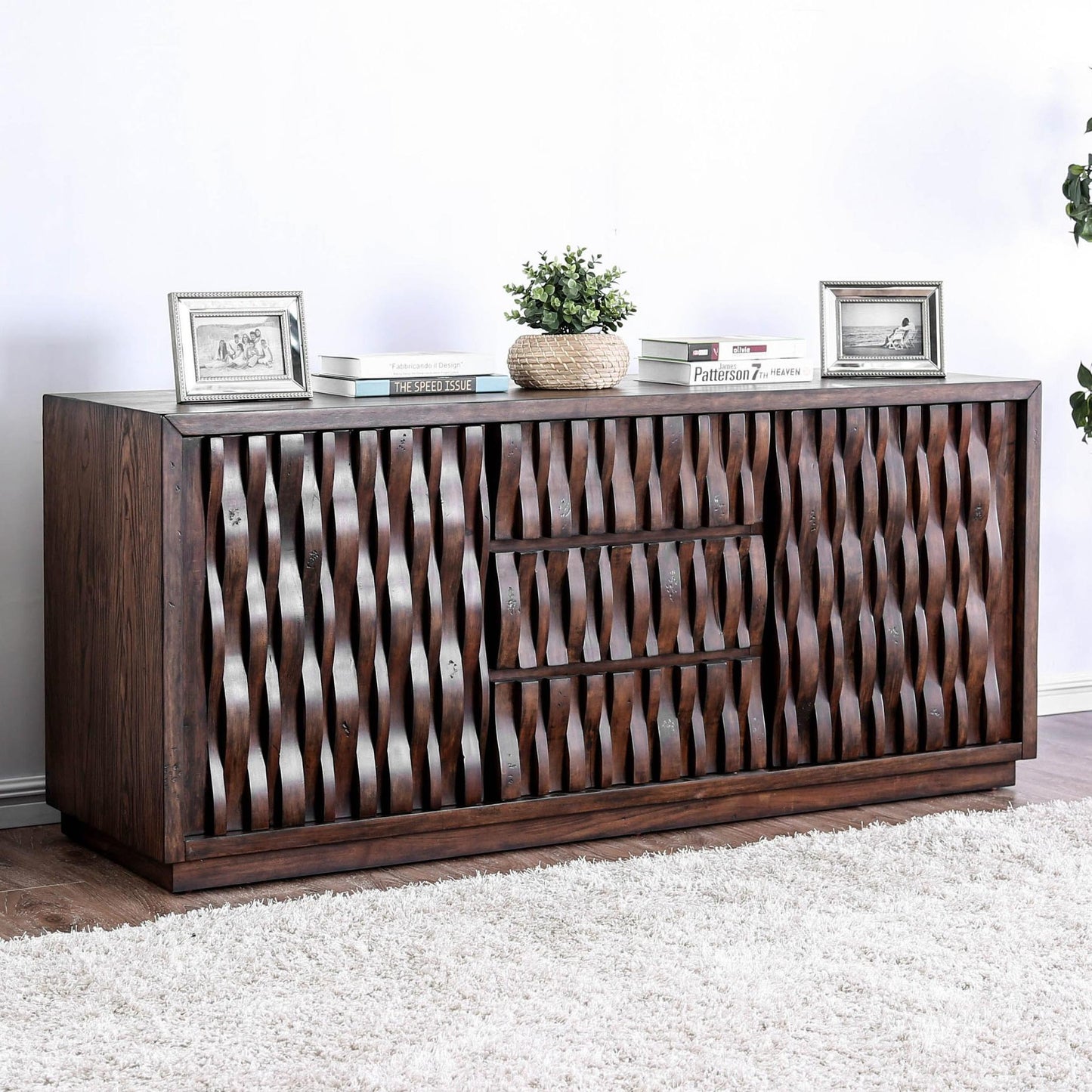  Furniture of America Eutropia II TV Stand CM5394-TV IMAGE 2