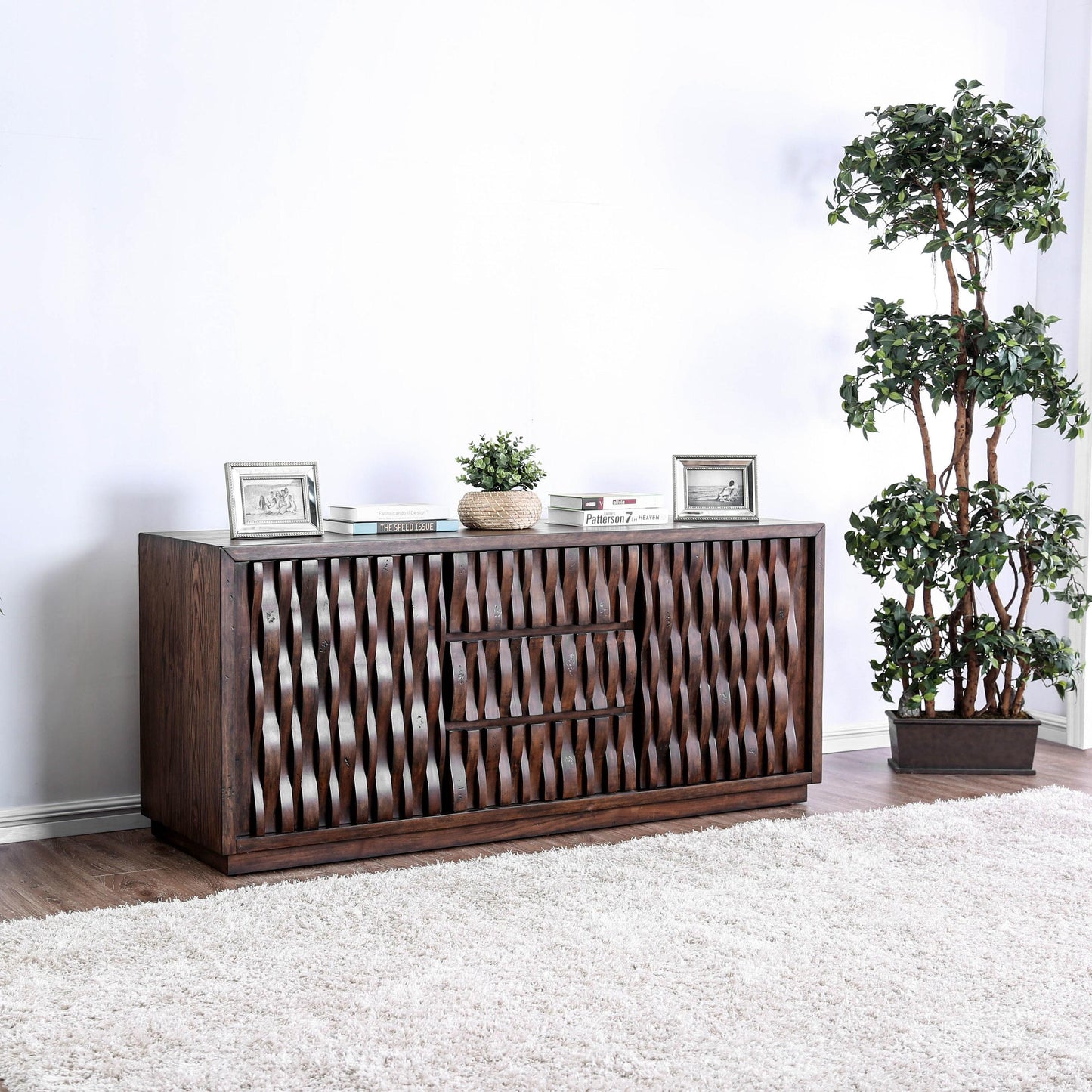  Furniture of America Eutropia II TV Stand CM5394-TV IMAGE 4