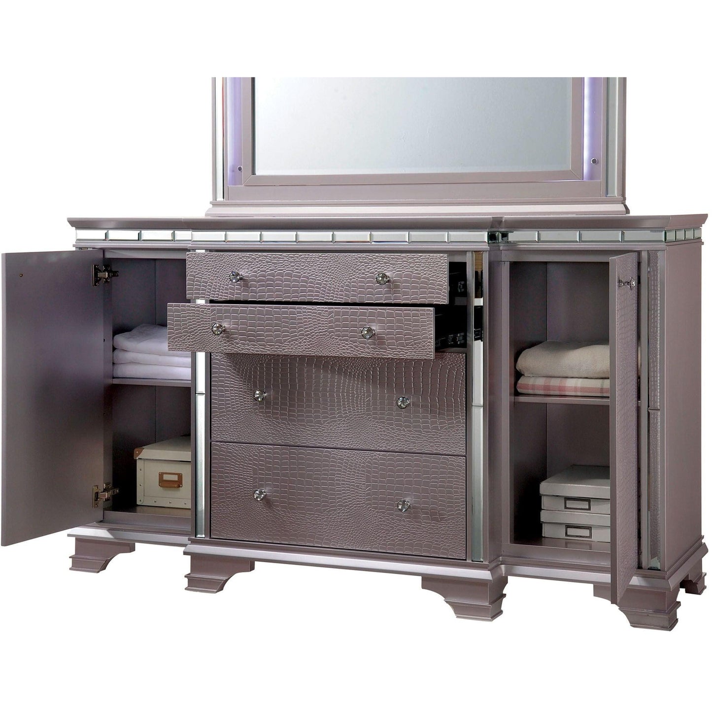  Furniture of America Claudette 4-Drawer Dresser CM7972D IMAGE 4