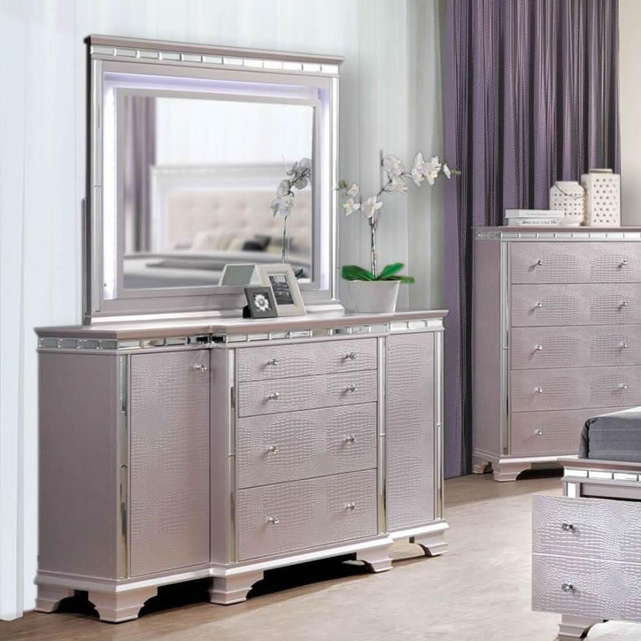  Furniture of America Claudette Dresser Mirror CM7972M IMAGE 4