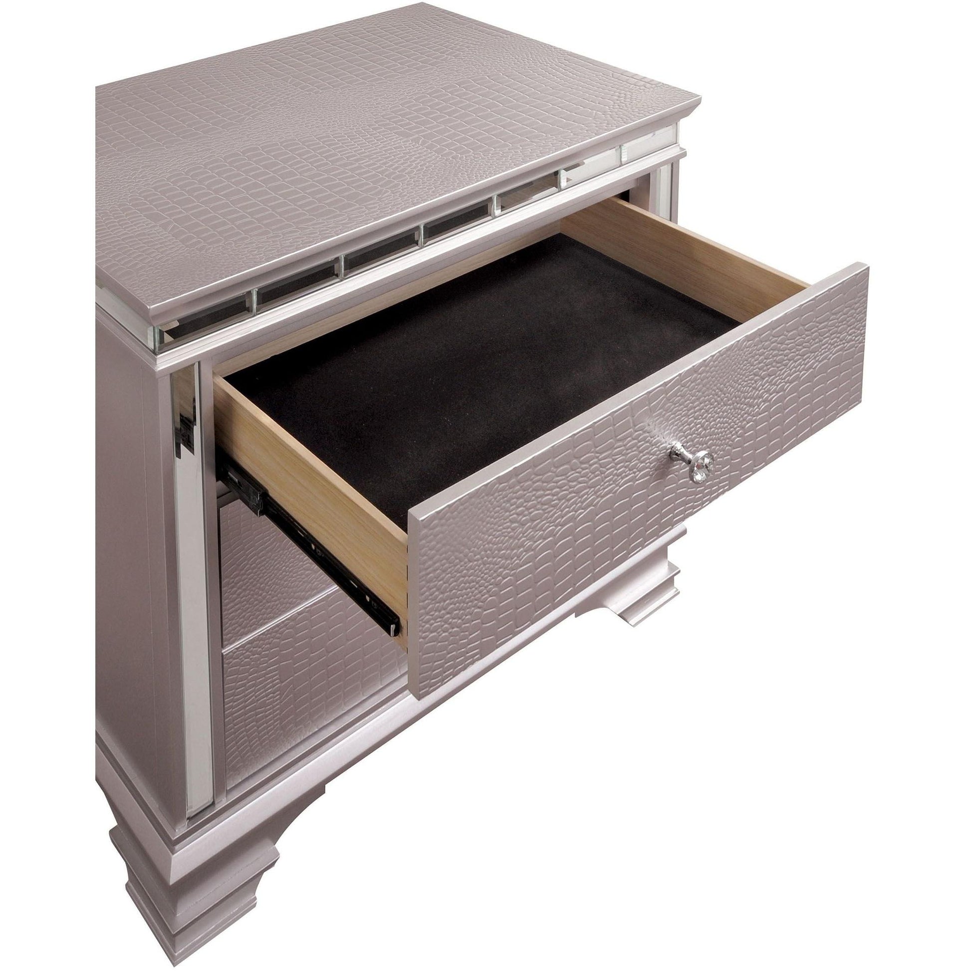  Furniture of America Claudette 3-Drawer Nightstand CM7972N IMAGE 2