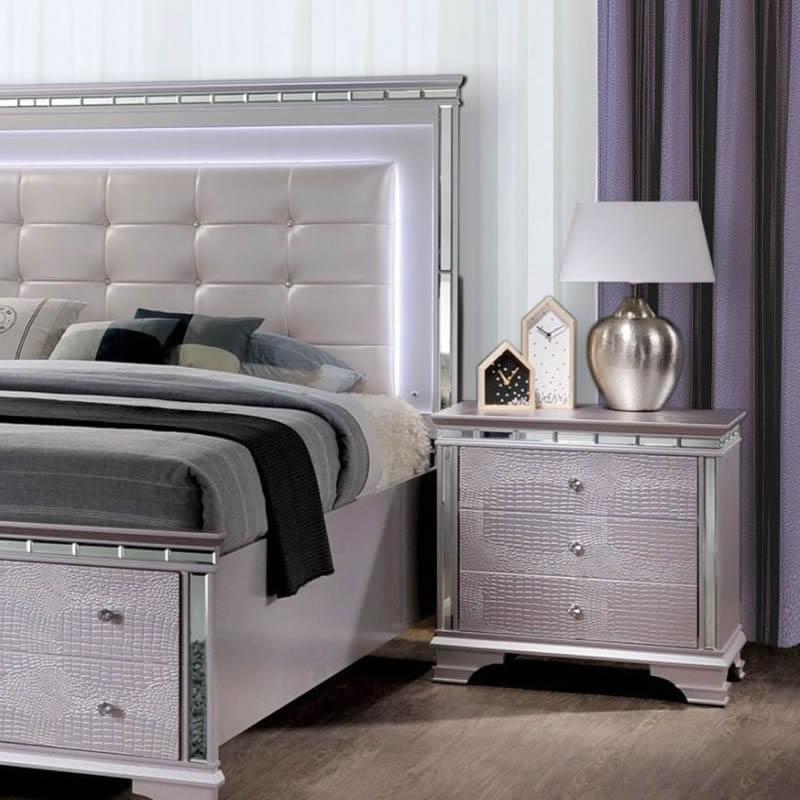  Furniture of America Claudette 3-Drawer Nightstand CM7972N IMAGE 3