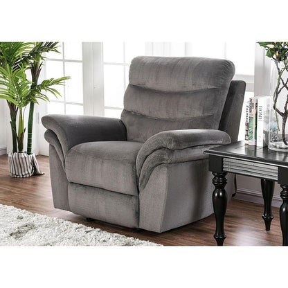  Furniture of America Hamlin Fabric Recliner CM6574-CH IMAGE 2