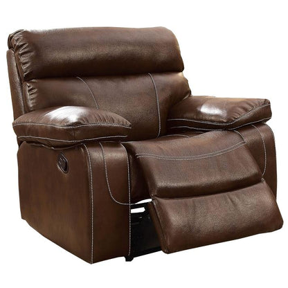  Furniture of America Kia Leatherette Recliner CM6592-CH IMAGE 1