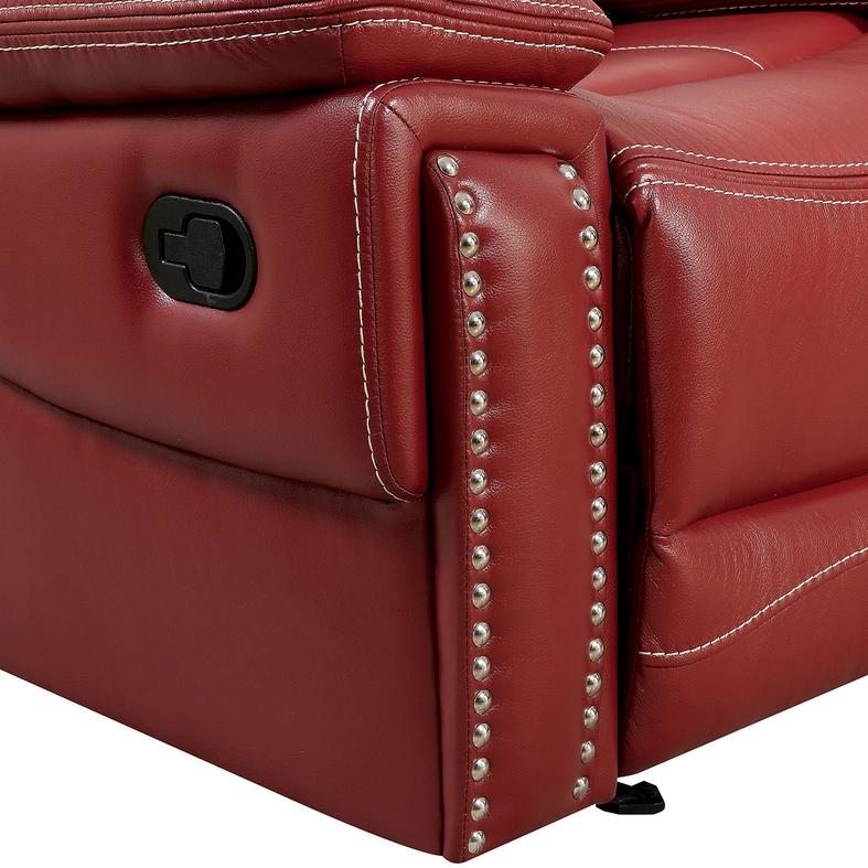  Furniture of America Cavan Leatherette Recliner CM6560RD-CH IMAGE 4