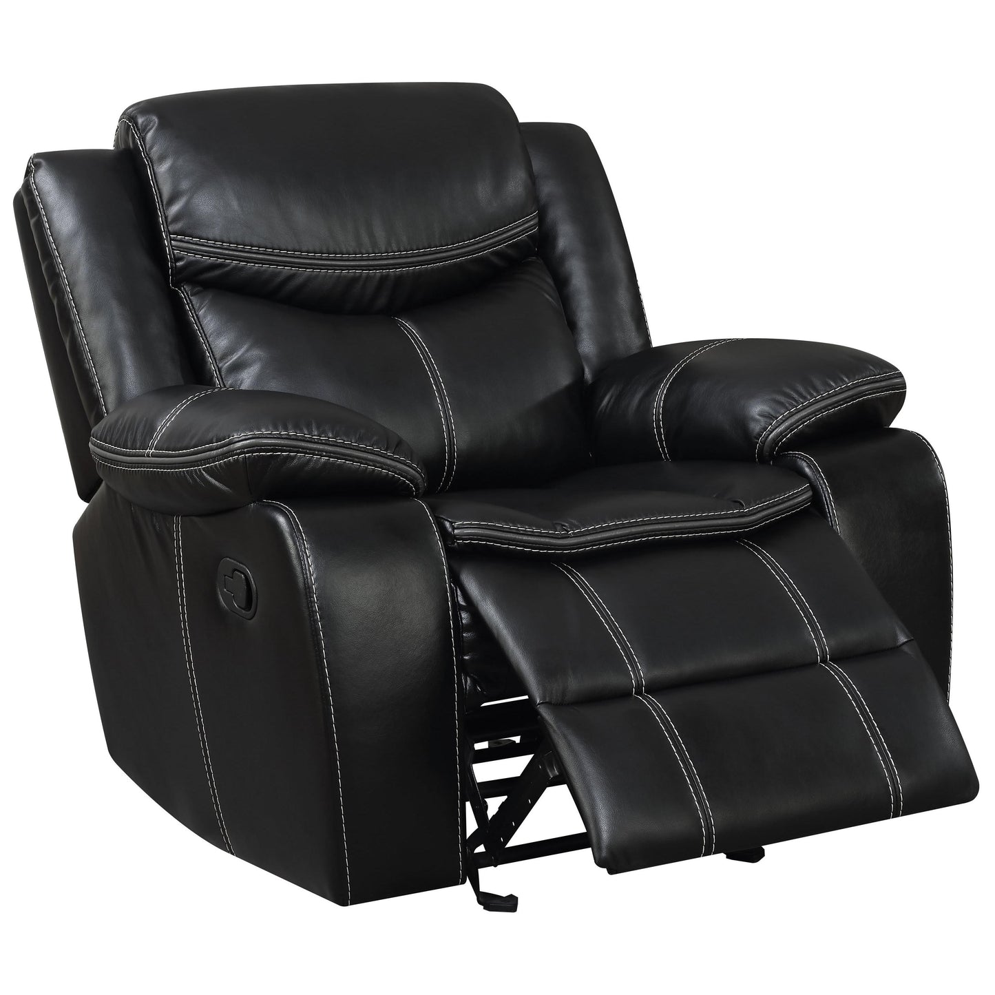  Furniture of America Pollux Leatherette Recliner CM6981-CH IMAGE 1
