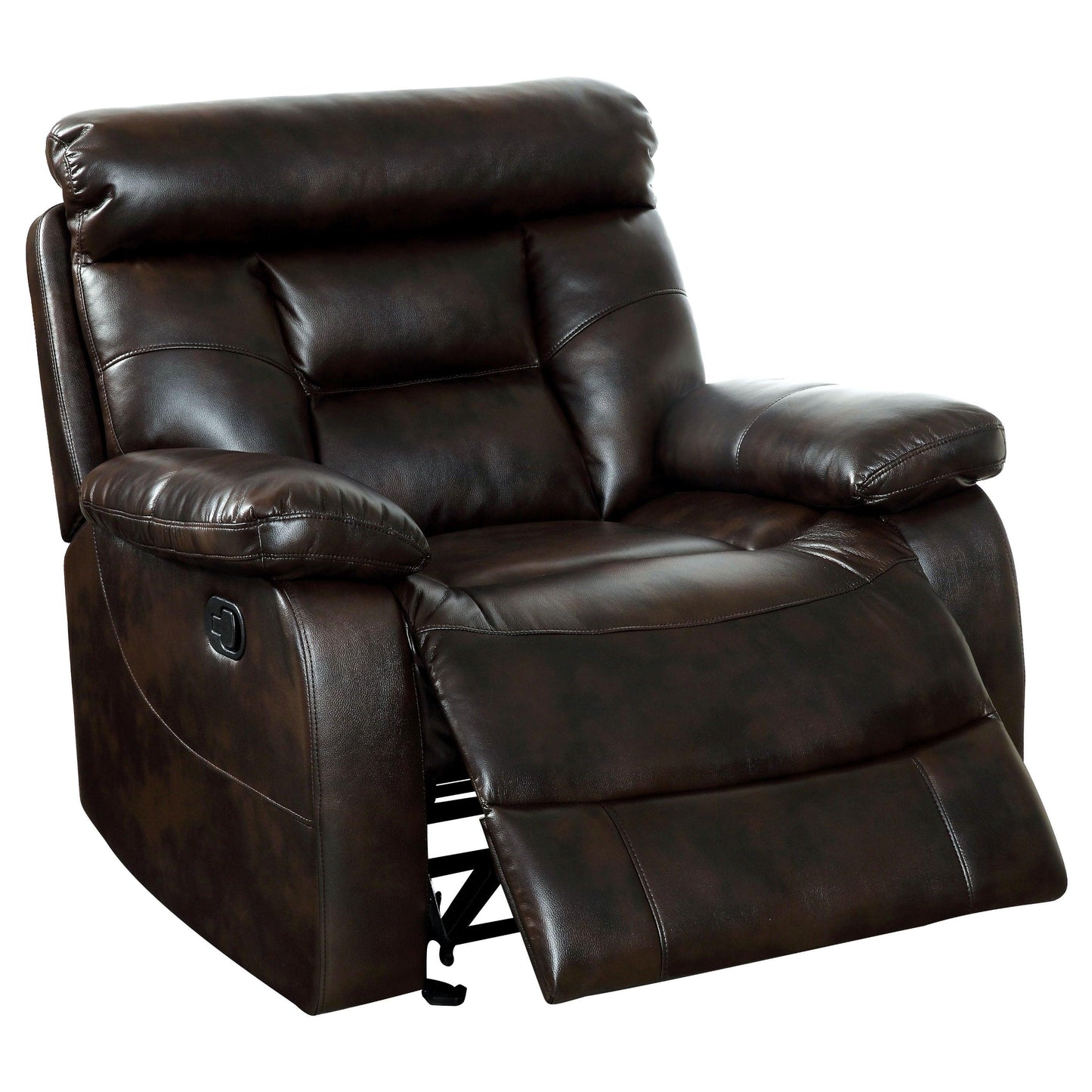  Furniture of America Lakyn Glider Leatherette Recliner CM-RC6817 IMAGE 1
