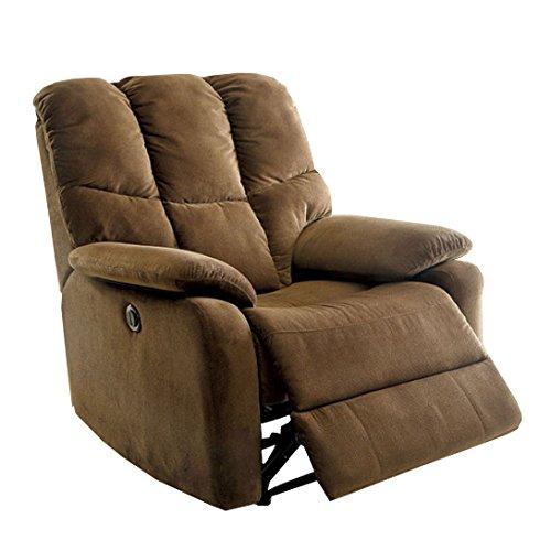  Furniture of America Noreen Power Fabric Recliner CM-RC6516BR IMAGE 1