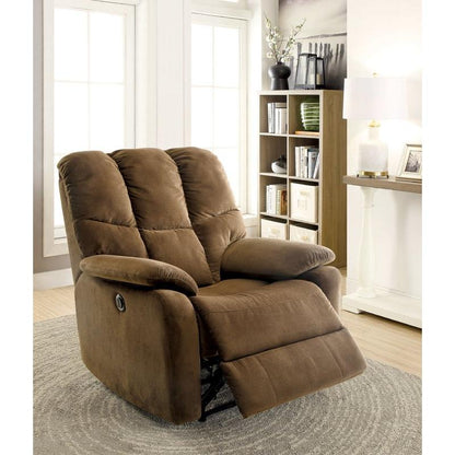  Furniture of America Noreen Power Fabric Recliner CM-RC6516BR IMAGE 5