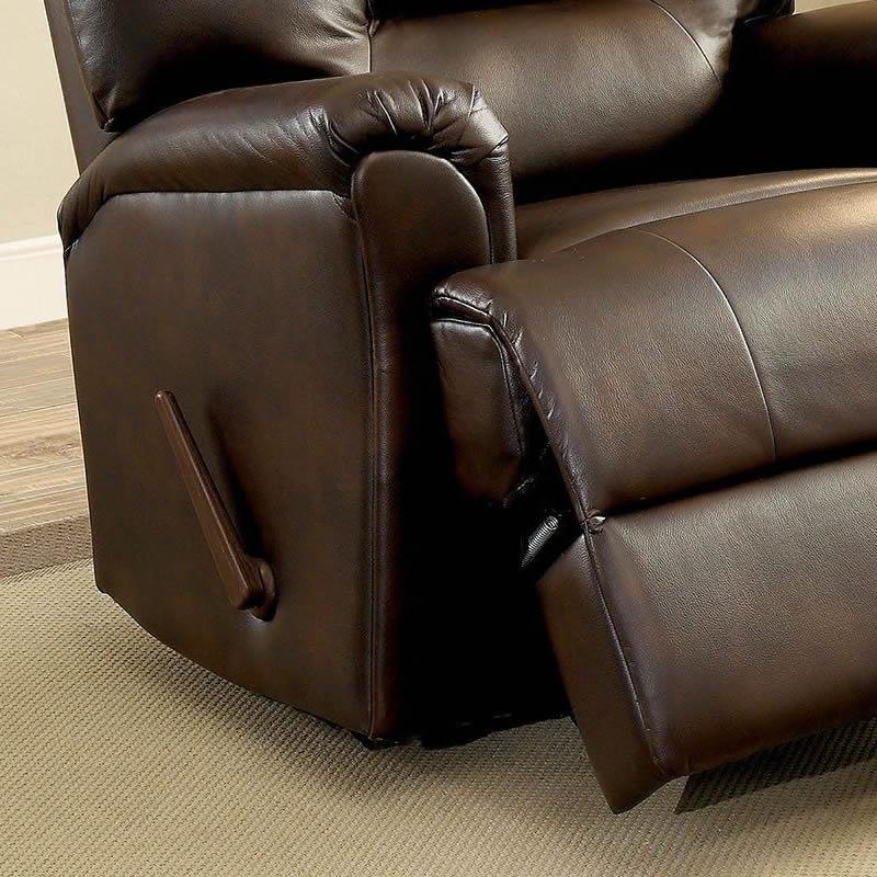  Furniture of America Maja Leatherette Recliner CM-RC6811 IMAGE 2