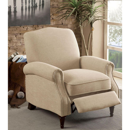  Furniture of America Paulette Fabric Recliner CM-RC6458BG IMAGE 3