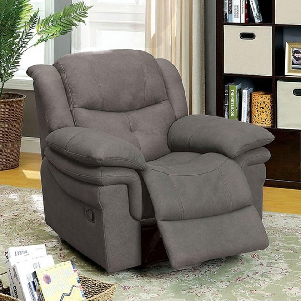  Furniture of America Jaden Fabric Recliner CM-RC6810BK IMAGE 3