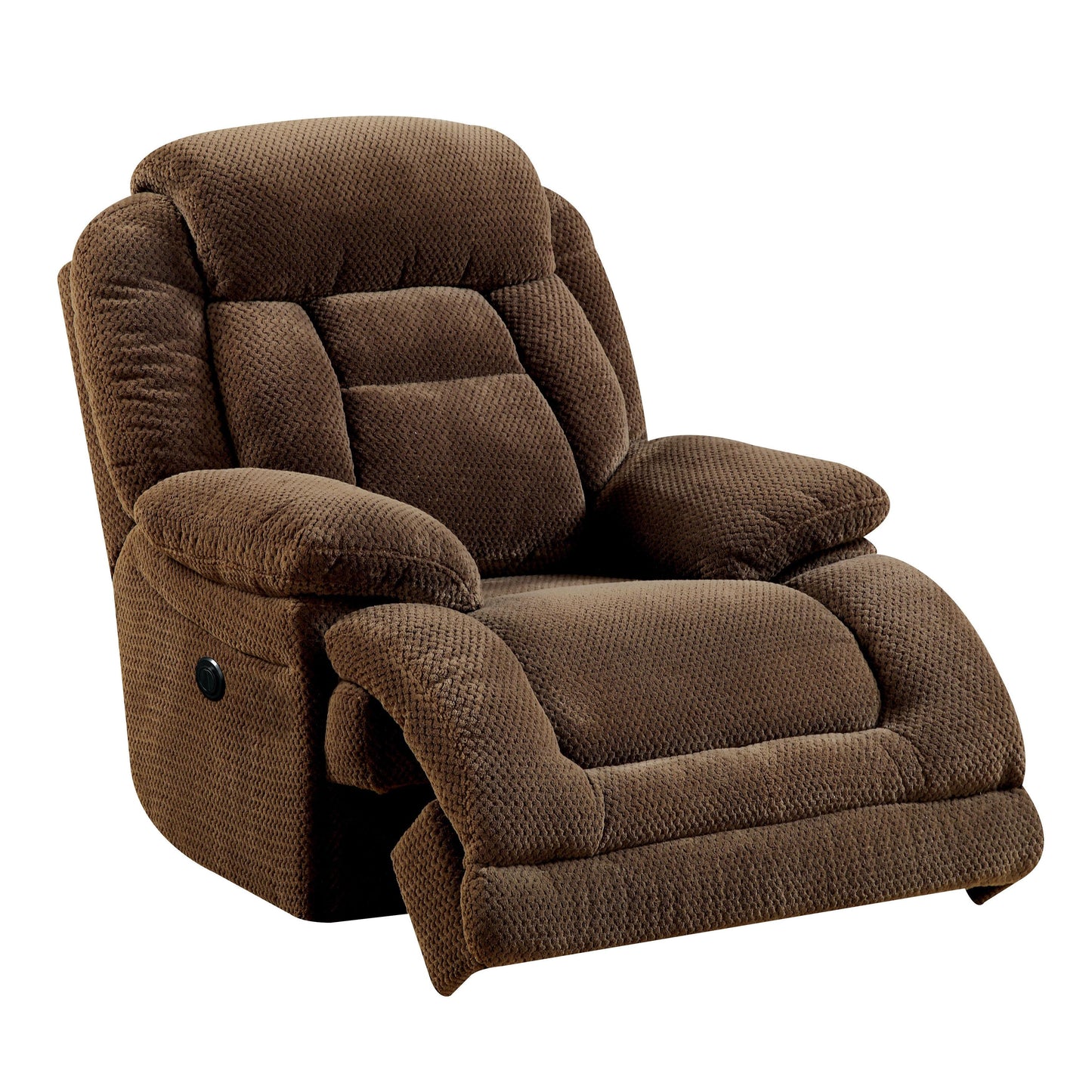  Furniture of America Grenville Power Fabric Recliner CM6010CH-PM IMAGE 1
