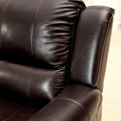  Furniture of America Foxboro Glider Leather Recliner CM6909CH IMAGE 4