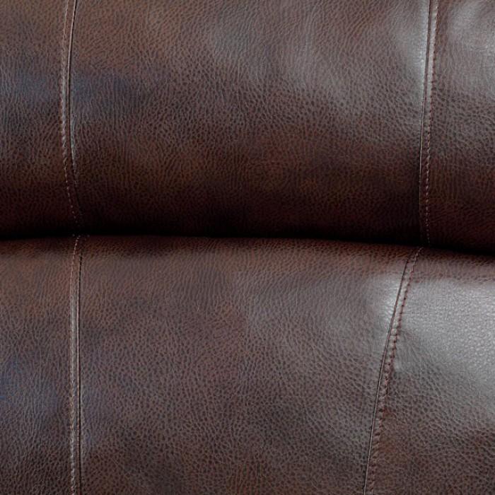  Furniture of America Hughes Leather Look Recliner CM6312-CH IMAGE 2