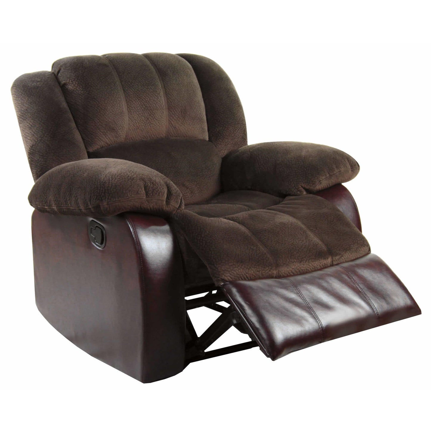  Furniture of America Winchester Fabric Recliner CM6556CP-C IMAGE 1