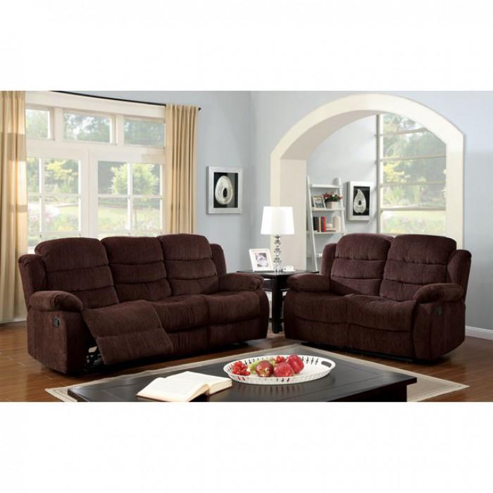  Furniture of America Millville Fabric Recliner CM6173CH IMAGE 3