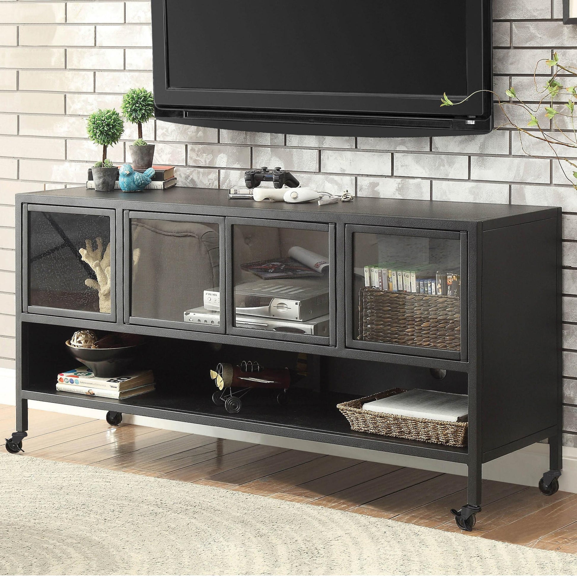  Furniture of America Edvin TV Stand CM5907-TV-60 IMAGE 1