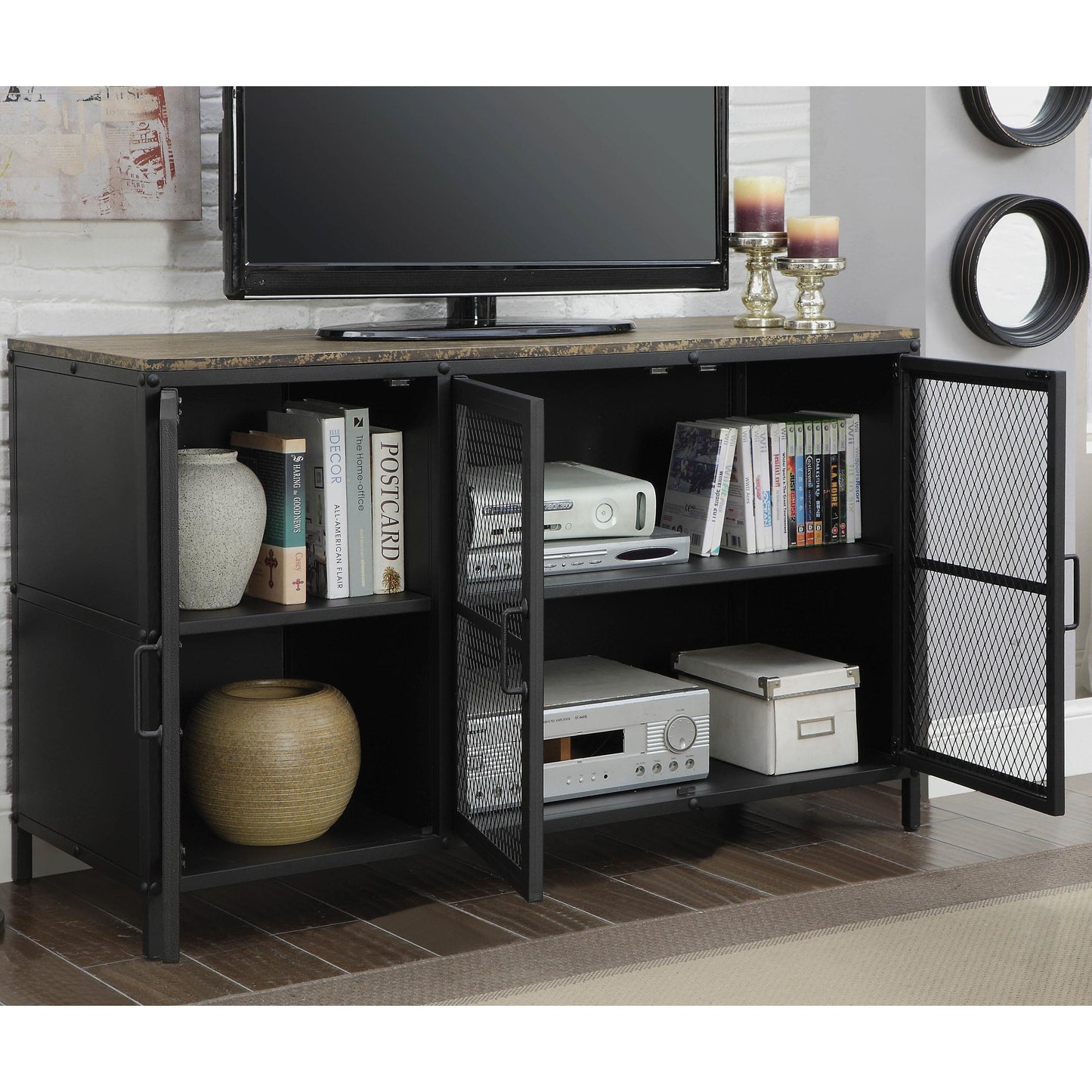  Furniture of America Aubreanna TV Stand CM5906-TV-47 IMAGE 1